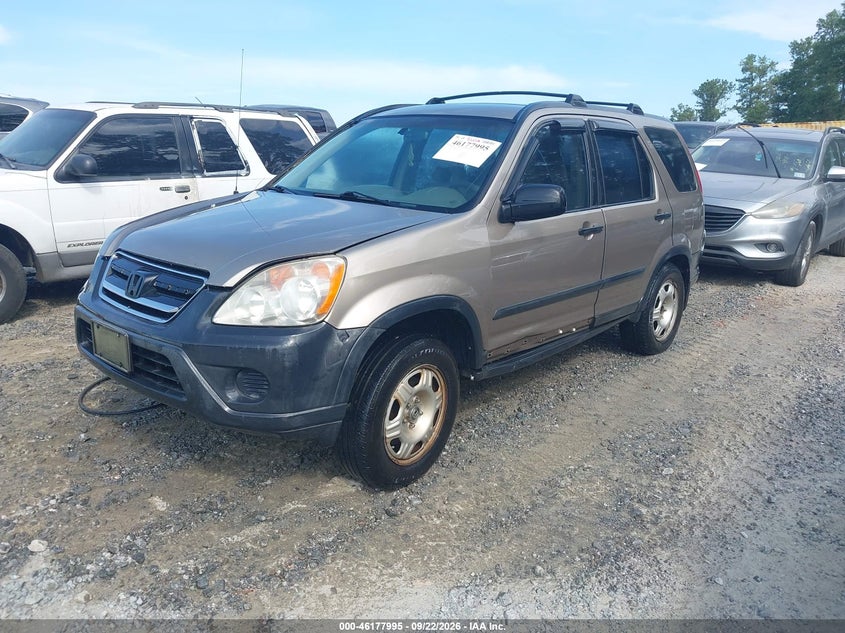 2005 Honda Cr-V Lx, Normal Wear & Tear, IAAI, VIN SHSRD68505U304624 — photo 2