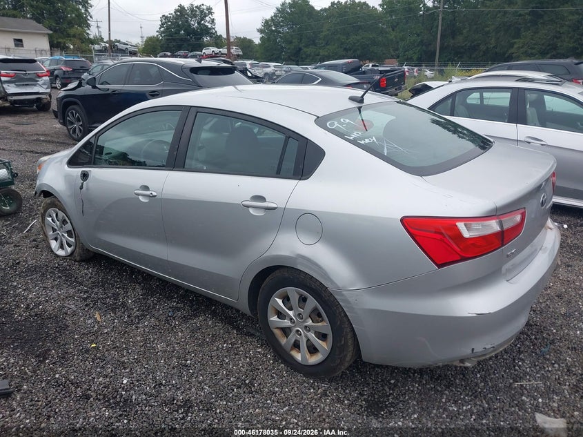 Vin: knadm4a3xh6106449, lot: 46677895, kia rio lx 20173