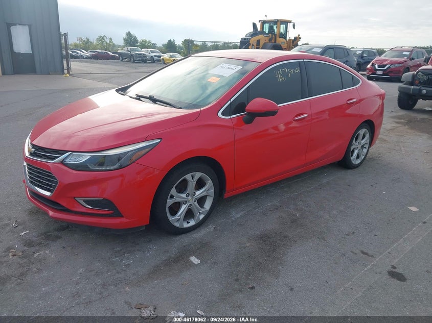 Vin: 1g1bg5sm3g7273896, lot: 46677922, chevrolet cruze premier auto 20162