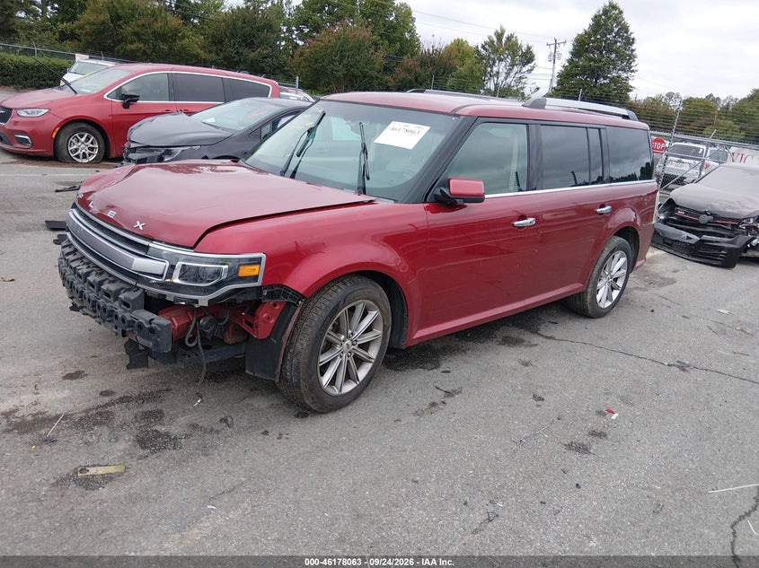 Vin: 2fmhk6d89ebd30558, lot: 46677923, ford flex limited 20142