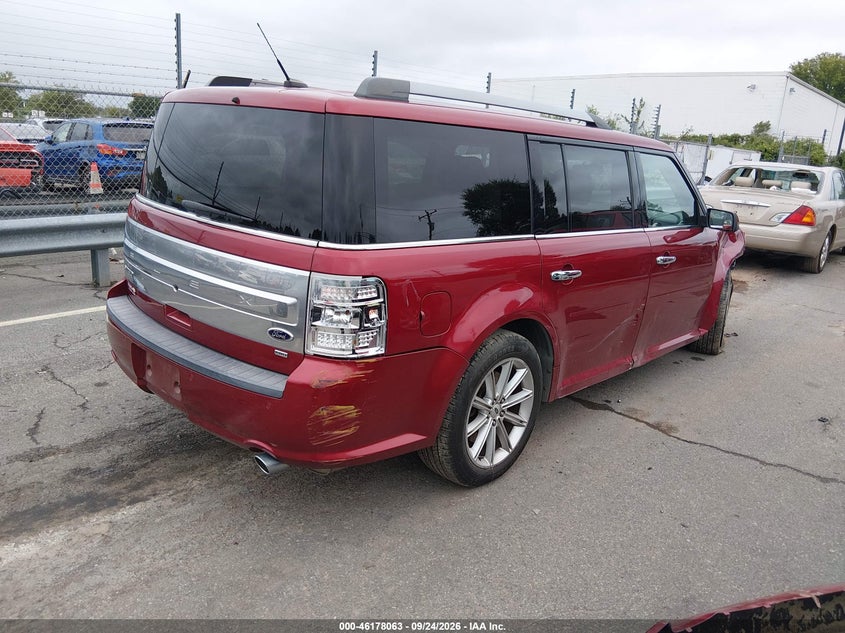 Vin: 2fmhk6d89ebd30558, lot: 46677923, ford flex limited 20144