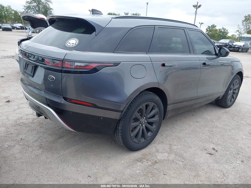 Vin: salyl2rn4ja750462, lot: 46677974, land rover range rover velar d180 se r-dynamic 20184
