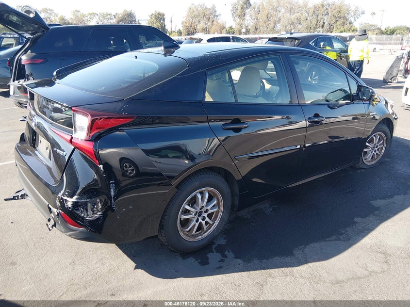 Vin: jtdkarfu6l3121185, lot: 46677980, toyota prius le 20204
