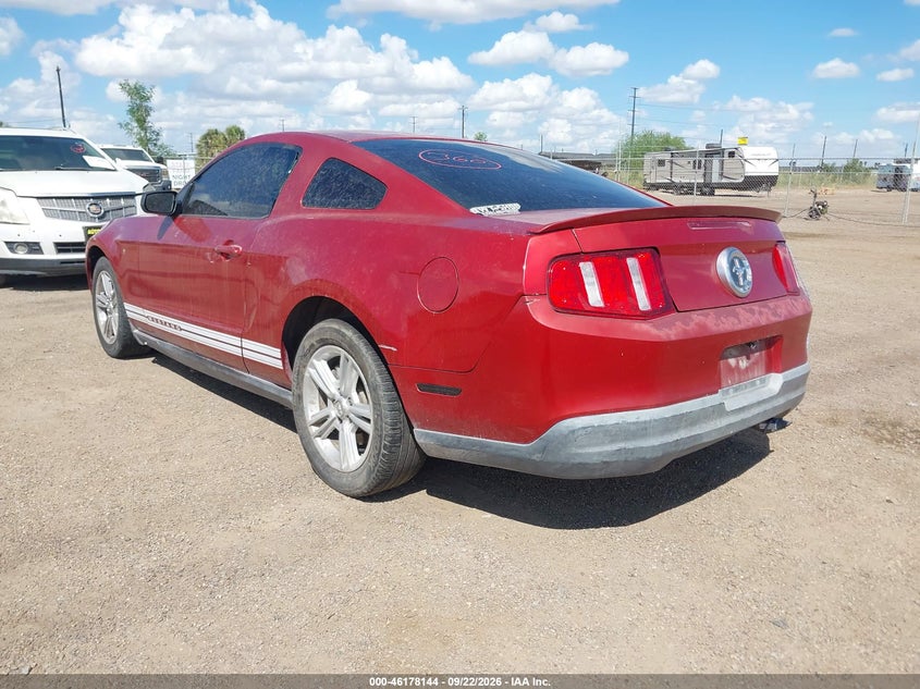 Vin: 1zvbp8an3a5104822, lot: 46678004, ford mustang v6/v6 premium 20103
