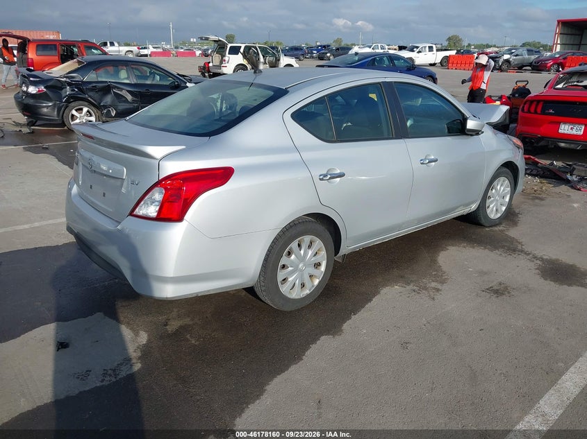 Vin: 3n1cn7ap7jl812082, lot: 46678021, nissan versa 1.6 sv 20184