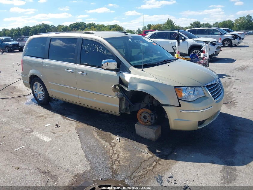 Vin: 2a4rr6dx5ar206844, lot: 46678061, chrysler town & country limited 2010 img_1
