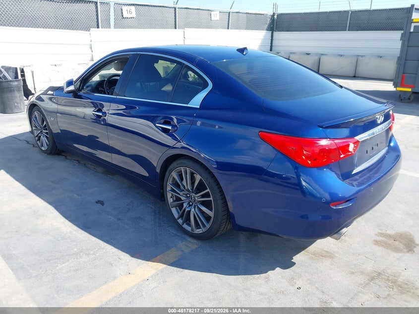 Vin: jn1fv7ap4gm420267, lot: 46678077, infiniti q50 3.0t red sport 400 20163