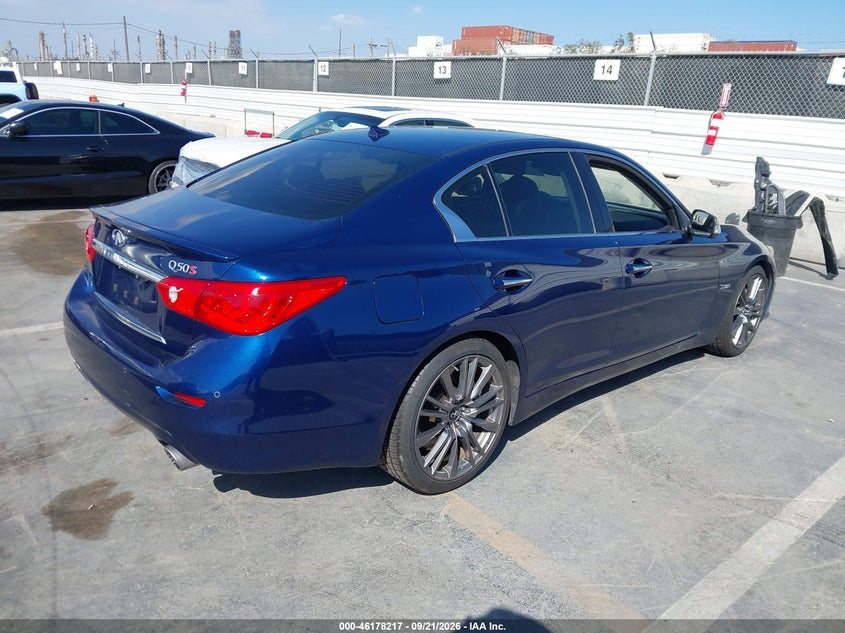 Vin: jn1fv7ap4gm420267, lot: 46678077, infiniti q50 3.0t red sport 400 20164