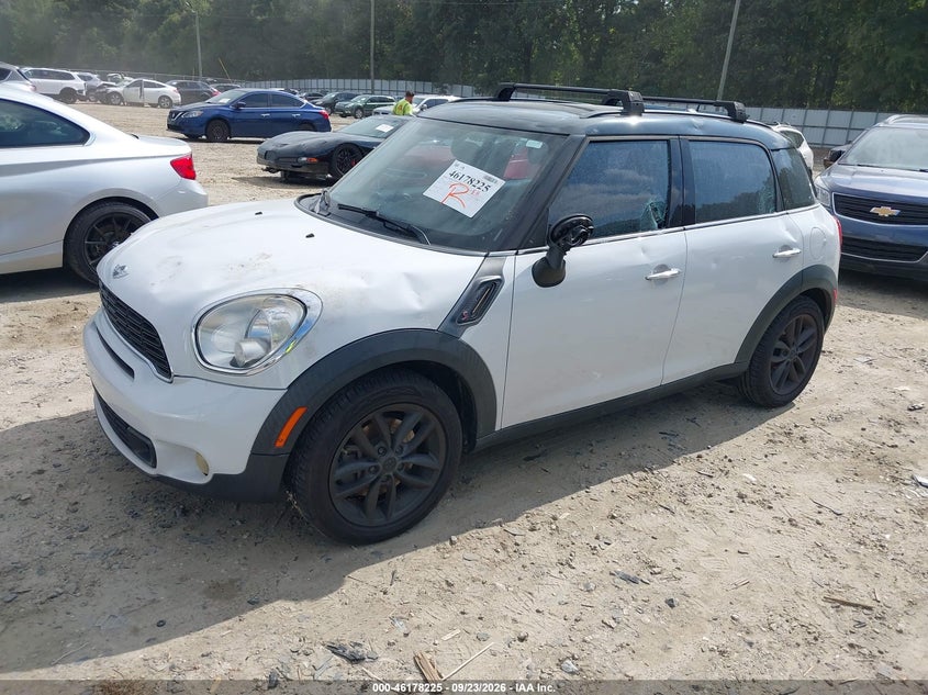 Vin: wmwzc3c58cwm26797, lot: 46678086, mini cooper s countryman 20122