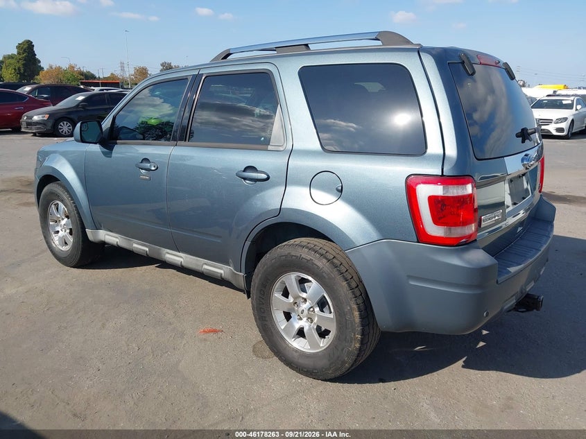 Vin: 1fmcu0eg0akc50301, lot: 46678123, ford escape limited 20103