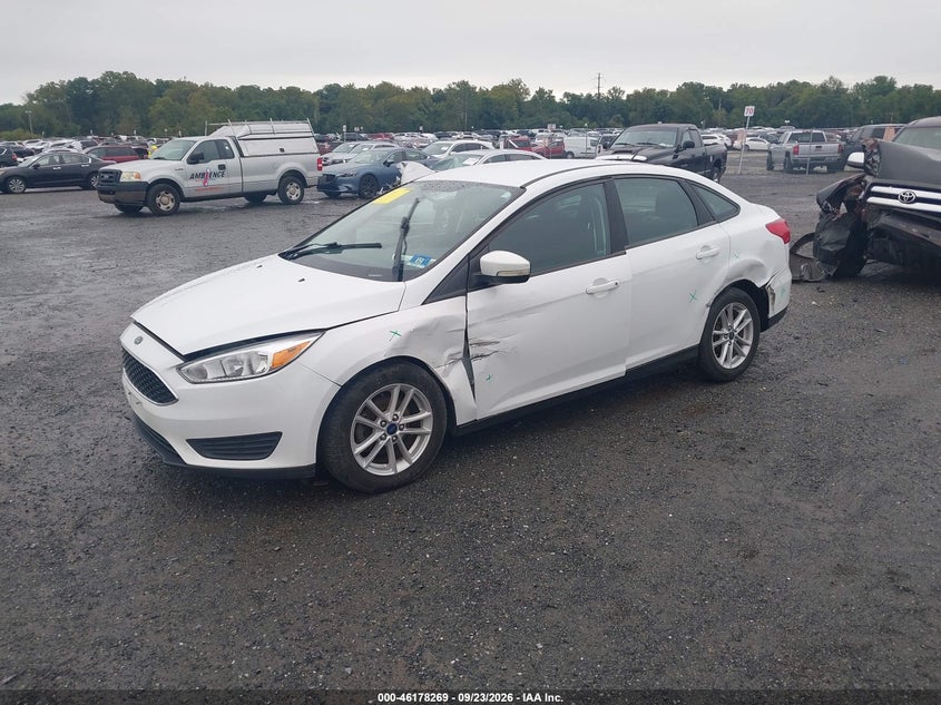 Vin: 1fadp3f26hl278165, lot: 46678129, ford focus se 20172