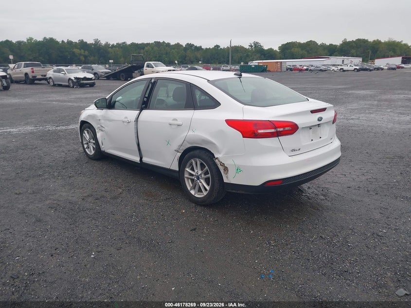 Vin: 1fadp3f26hl278165, lot: 46678129, ford focus se 20173