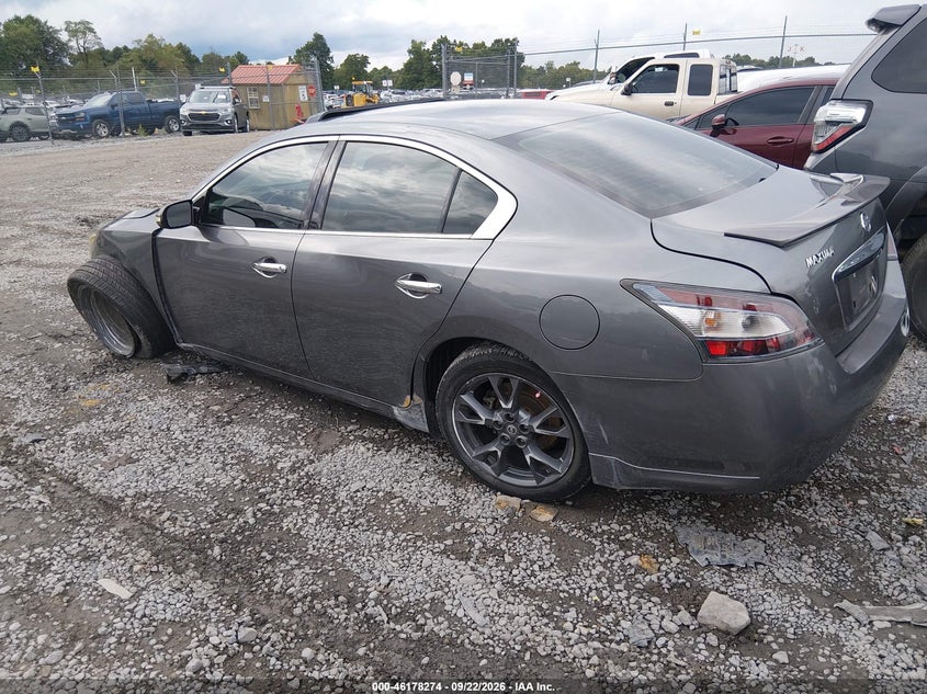 Vin: 1n4aa5ap0ec466324, lot: 46678134, nissan maxima 3.5 s 20143