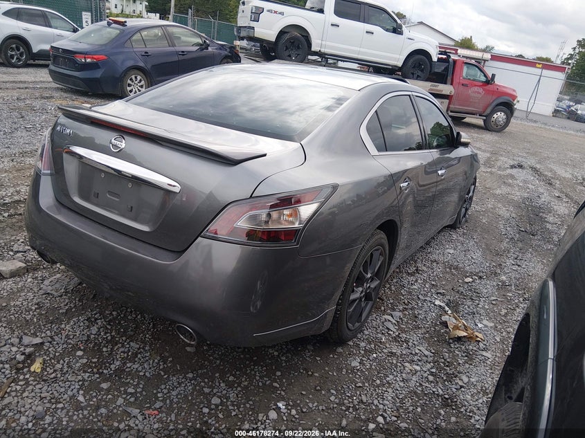 Vin: 1n4aa5ap0ec466324, lot: 46678134, nissan maxima 3.5 s 20144