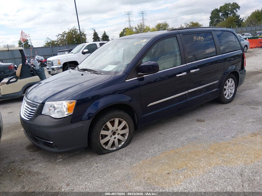 2016 Chrysler Town & Country, Звичайний знос, IAAI, VIN 2C4RC1BG0GR149314 — фото 2