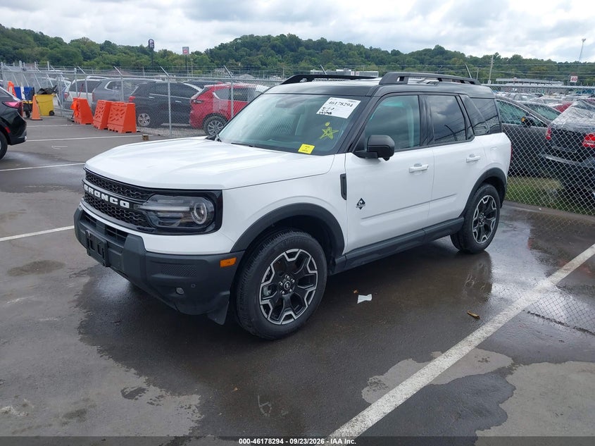 Vin: 3fmcr9cn4sre33916, lot: 46678155, ford bronco sport outer banks 20252