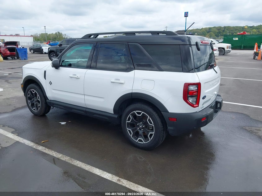Vin: 3fmcr9cn4sre33916, lot: 46678155, ford bronco sport outer banks 20253