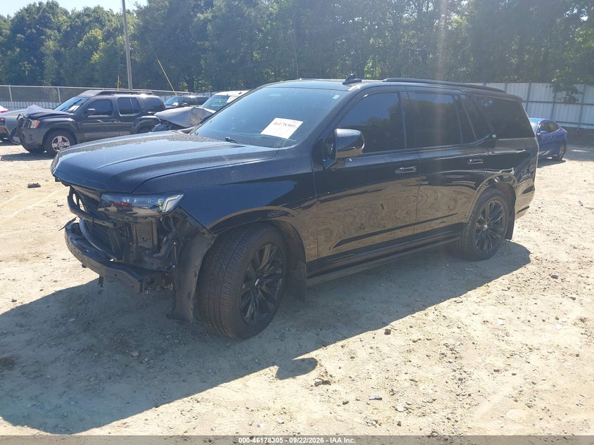 Vin: 1gys4gkl8nr267154, lot: 46678165, cadillac escalade 4wd sport platinum 20222
