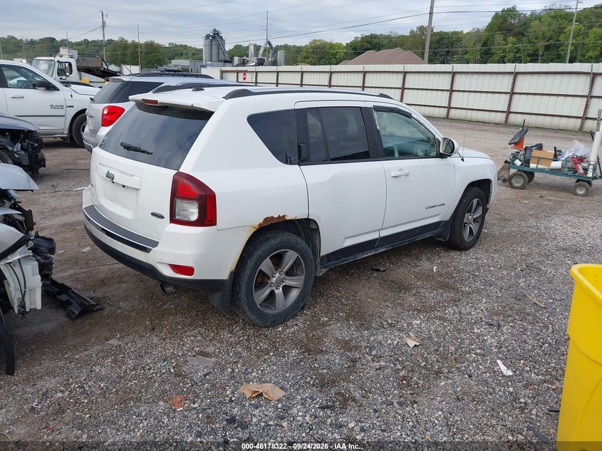 Vin: 1c4njdeb9hd176344, lot: 46678181, jeep compass high altitude 4x4 20174