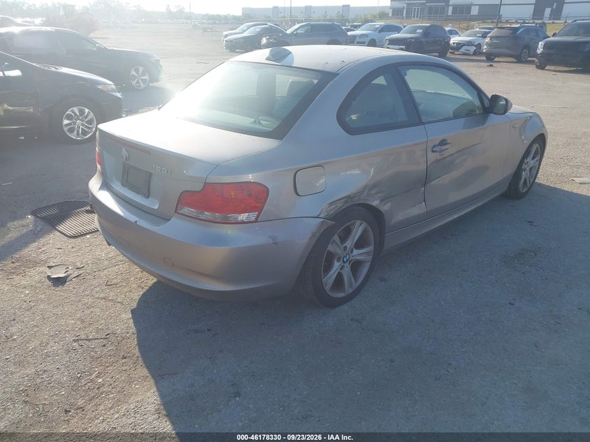 Vin: wbaup7c53avk77420, lot: 46678190, bmw 128i 20104