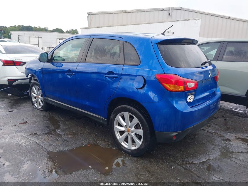Vin: 4a4ap3au0fe053420, lot: 46678196, mitsubishi outlander sport es 20153