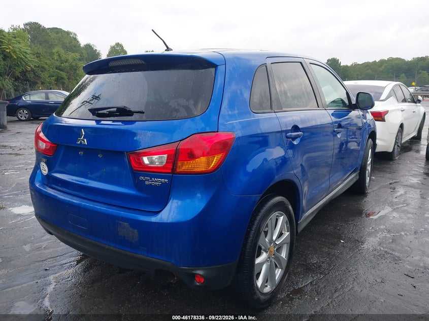Vin: 4a4ap3au0fe053420, lot: 46678196, mitsubishi outlander sport es 20154