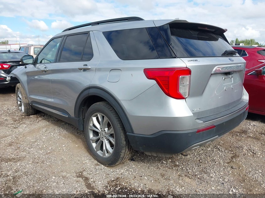 Vin: 1fmsk8dh8lgc02657, lot: 46678206, ford explorer xlt 20203