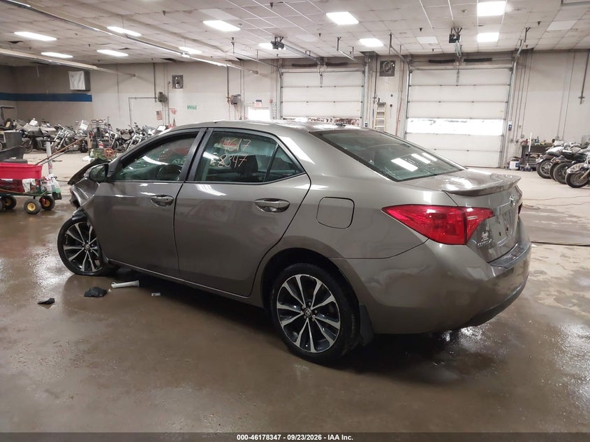 Vin: 2t1burhe5hc758774, lot: 46678207, toyota corolla se 20173