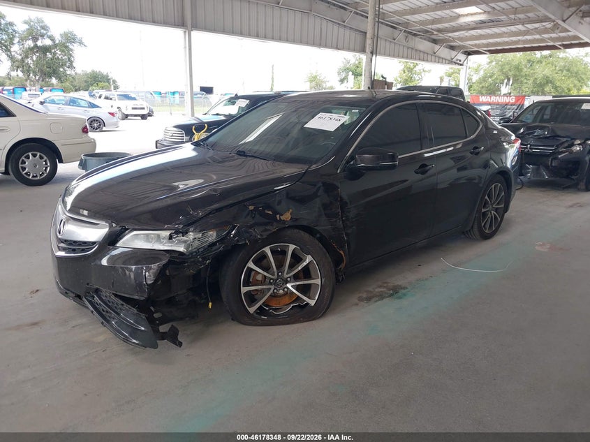 Vin: 19uub2f36ga005993, lot: 46678208, acura tlx v6 20162