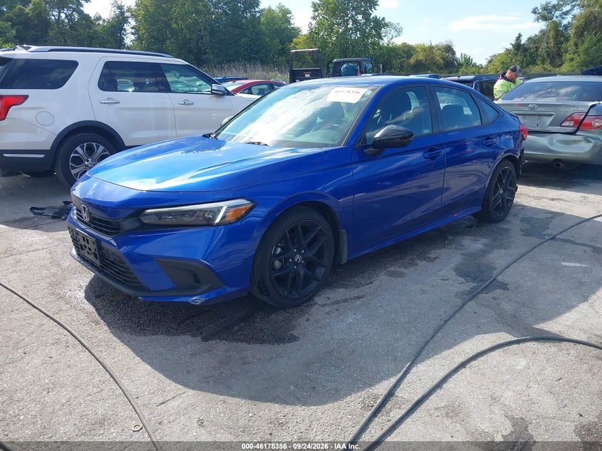 Vin: 2hgfe2f54ph514208, lot: 46678216, honda civic sport 20232