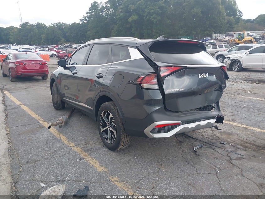 Vin: 5xyk3cdf4rg153262, lot: 46678217, kia sportage ex 20243