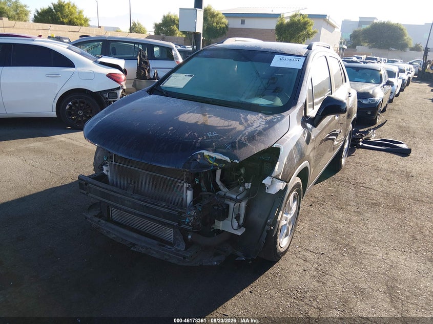Vin: kl7cjlsb9mb334478, lot: 46678220, chevrolet trax fwd lt 20212