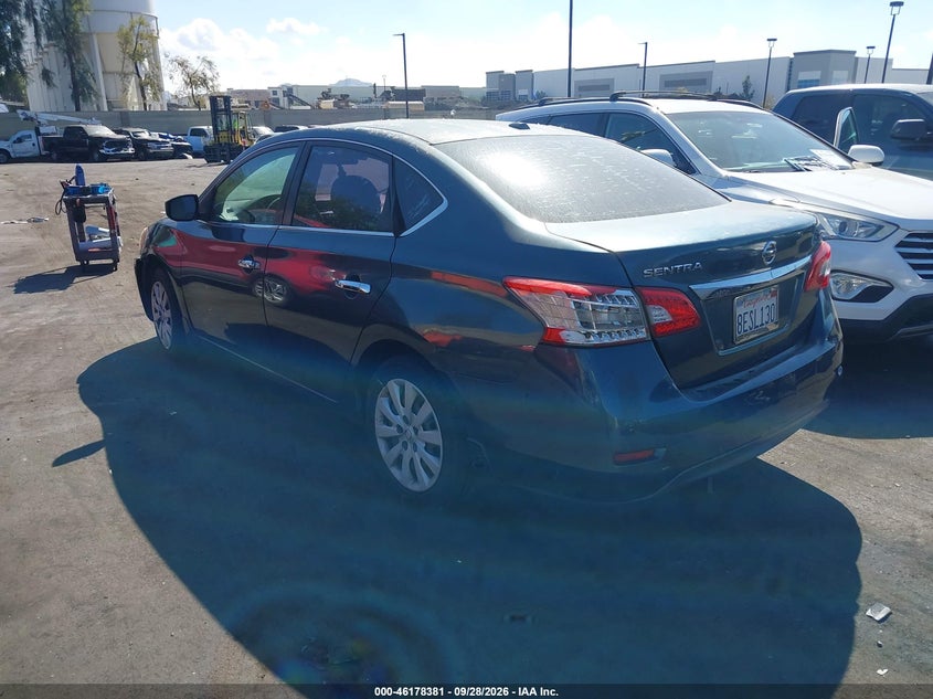 NISSAN SENTRA 2015 VIN 3N1AB7AP5FY229049