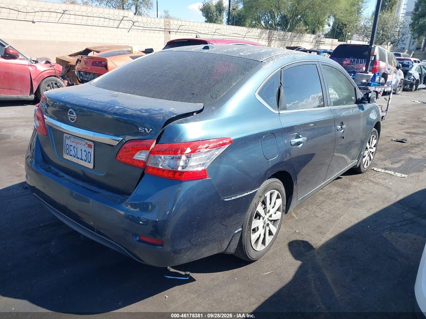 NISSAN SENTRA 2015 VIN 3N1AB7AP5FY229049