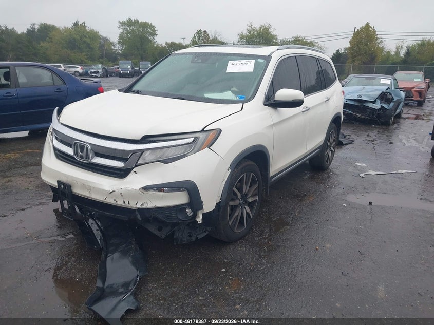 Vin: 5fnyf6h07kb042257, lot: 46678247, honda pilot elite 20192