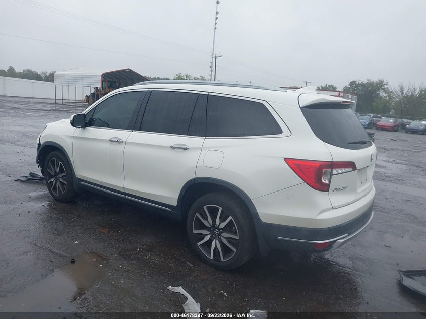 Vin: 5fnyf6h07kb042257, lot: 46678247, honda pilot elite 20193