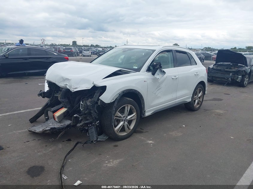 Vin: wa1fecf32l1026705, lot: 46678261, audi q3 prestige 45 tfsi s line quattro tiptronic 20202