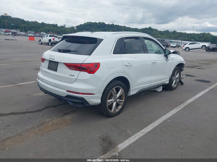 Vin: wa1fecf32l1026705, lot: 46678261, audi q3 prestige 45 tfsi s line quattro tiptronic 20204
