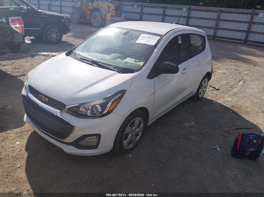 Vin: kl8cb6sa1kc735368, lot: 46678273, chevrolet spark ls cvt 20192
