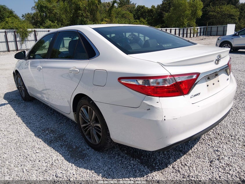 Vin: 4t1bf1fk8hu351793, lot: 46678276, toyota camry se 20173