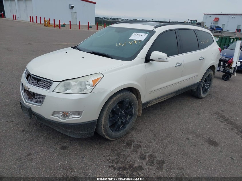 Vin: 1gnkvled8bj390650, lot: 46678277, chevrolet traverse ltz 20112