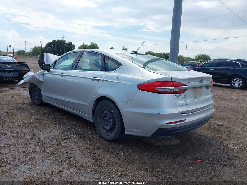 Vin: 3fa6p0g71kr170496, lot: 46678322, ford fusion s 20193
