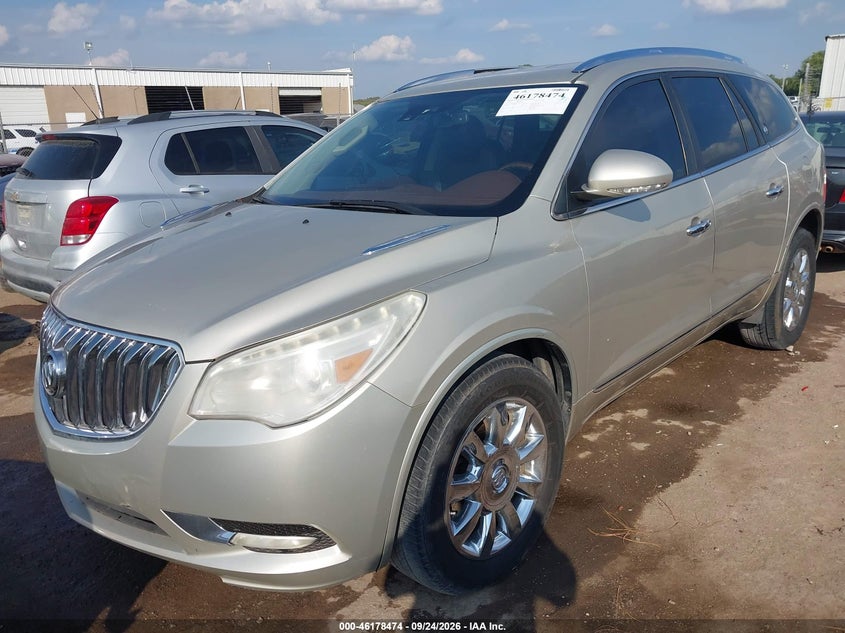 Vin: 5gakrbkd2ej193412, lot: 46678334, buick enclave leather 20142
