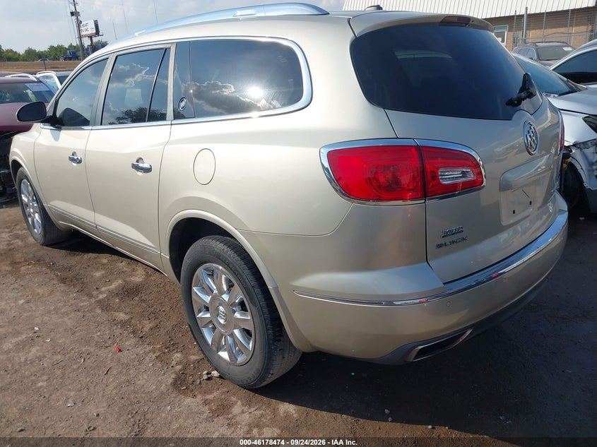 Vin: 5gakrbkd2ej193412, lot: 46678334, buick enclave leather 20143