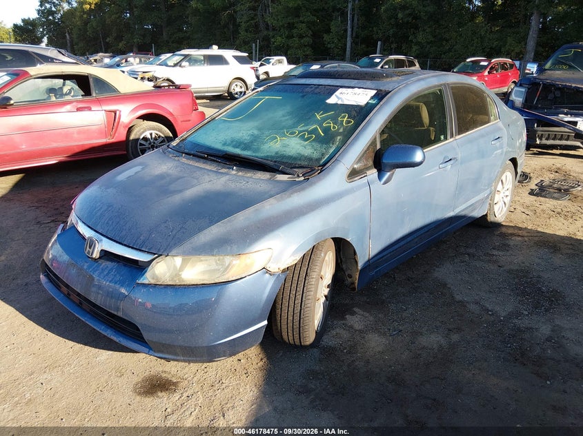 HONDA CIVIC 2007 VIN 1HGFA16857L002136