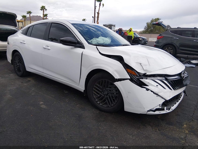 Vin: 3n1ab9cv8ty316690, lot: 46678337, nissan sentra sv 2026 img_1