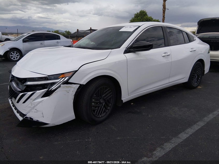 Vin: 3n1ab9cv8ty316690, lot: 46678337, nissan sentra sv 20262