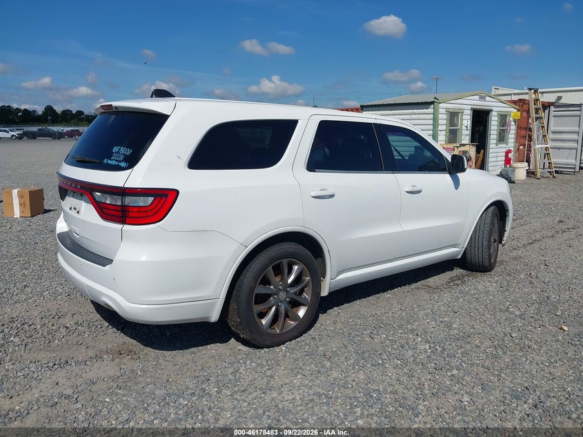 Vin: 1c4rdhag4ec503168, lot: 46678343, dodge durango sxt 20144