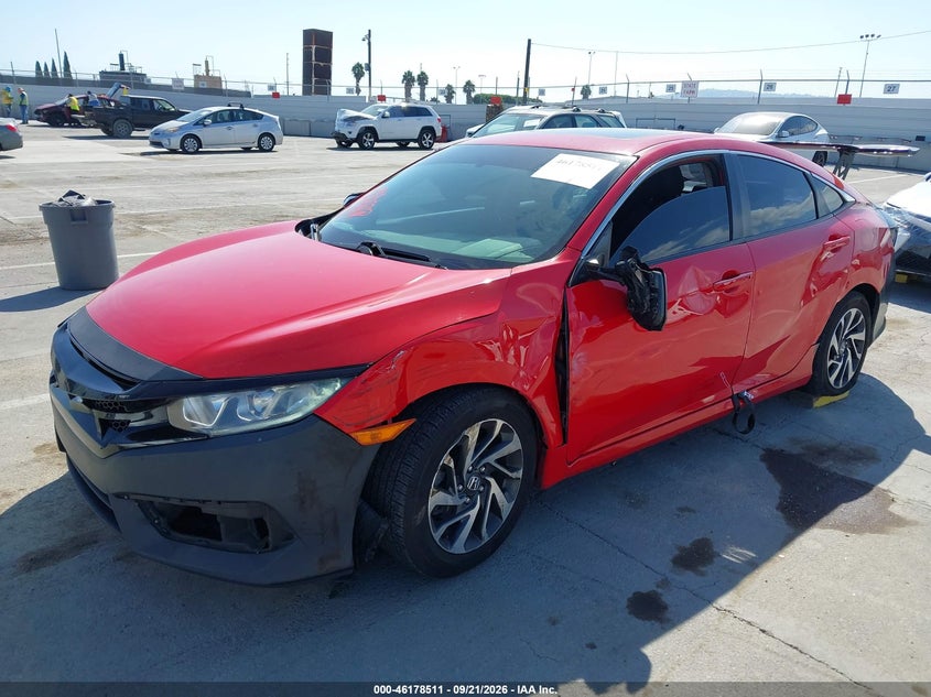 Vin: 2hgfc2f79gh575710, lot: 46678372, honda civic ex 20162