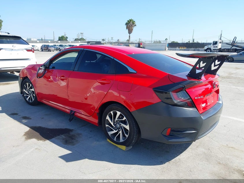 Vin: 2hgfc2f79gh575710, lot: 46678372, honda civic ex 20163